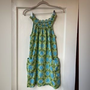 Tea Collection Sleeveless Summer Floral Dress Girls 10